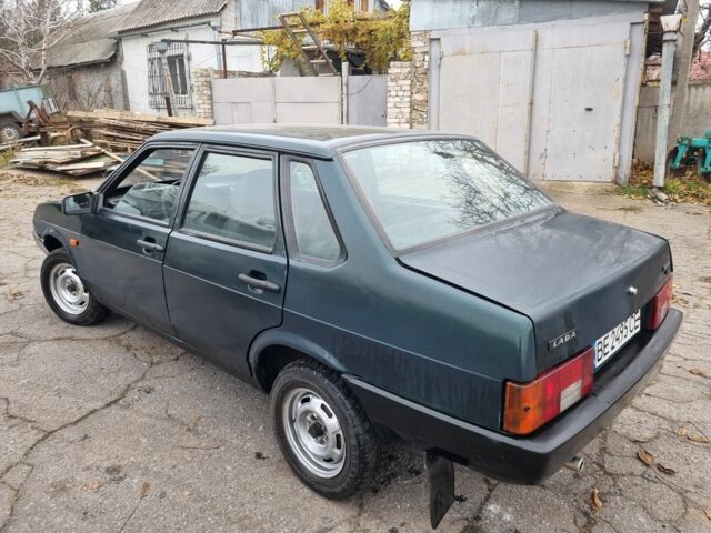 Зеленый ВАЗ 21099, объемом двигателя 0 л и пробегом 123 тыс. км за 1300 $, фото 2 на Automoto.ua