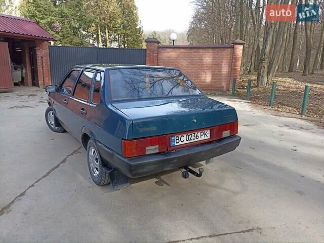 Зеленый ВАЗ 21099, объемом двигателя 1.5 л и пробегом 53 тыс. км за 1150 $, фото 11 на Automoto.ua