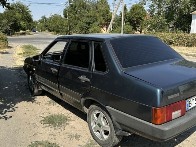 Зеленый ВАЗ 21099, объемом двигателя 1.5 л и пробегом 220 тыс. км за 1950 $, фото 3 на Automoto.ua