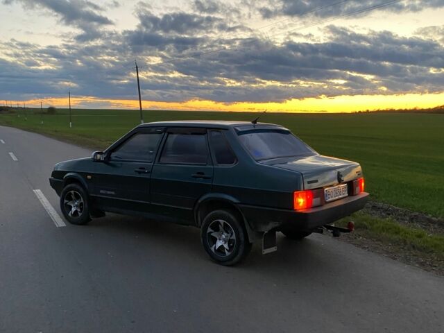 Зеленый ВАЗ 21099, объемом двигателя 1.5 л и пробегом 188 тыс. км за 1800 $, фото 15 на Automoto.ua