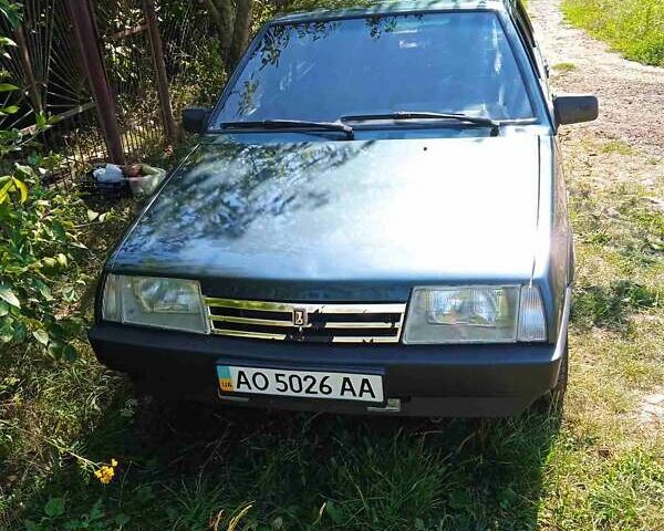 Зеленый ВАЗ 21099, объемом двигателя 1.5 л и пробегом 107 тыс. км за 2000 $, фото 1 на Automoto.ua