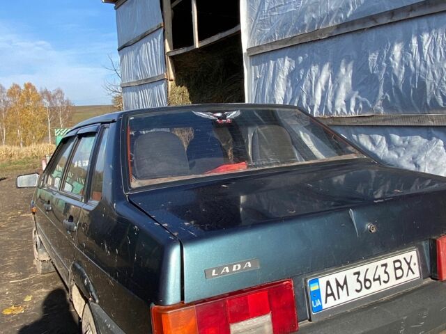 Зеленый ВАЗ 21099, объемом двигателя 1.5 л и пробегом 288 тыс. км за 1000 $, фото 4 на Automoto.ua