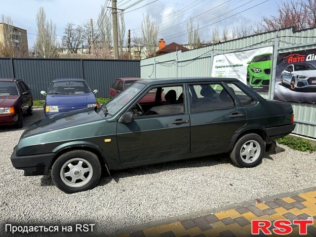 Зеленый ВАЗ 21099, объемом двигателя 1.5 л и пробегом 202 тыс. км за 2000 $, фото 11 на Automoto.ua