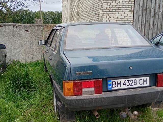 Зеленый ВАЗ 21099, объемом двигателя 1.5 л и пробегом 300 тыс. км за 1200 $, фото 2 на Automoto.ua