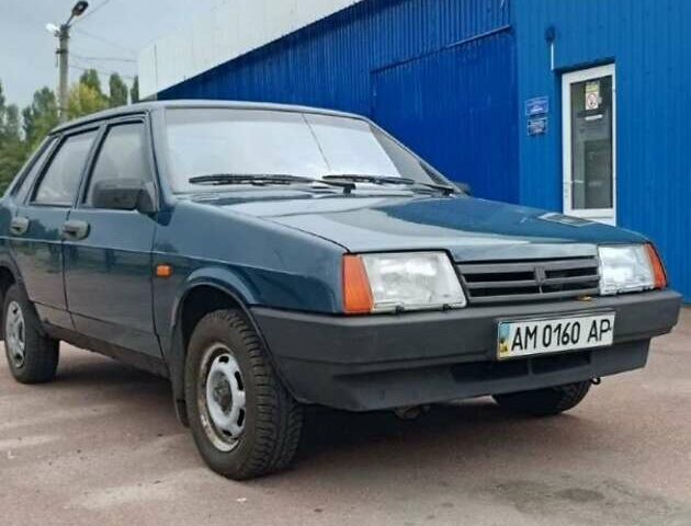 Зелений ВАЗ 21099, об'ємом двигуна 1.6 л та пробігом 146 тис. км за 1200 $, фото 1 на Automoto.ua