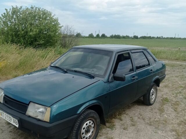 Зелений ВАЗ 21099, об'ємом двигуна 1.5 л та пробігом 200 тис. км за 850 $, фото 1 на Automoto.ua
