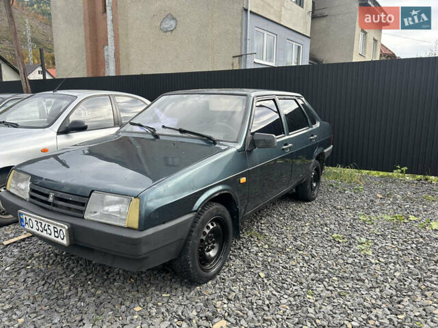 Зеленый ВАЗ 21099, объемом двигателя 1.5 л и пробегом 155 тыс. км за 1150 $, фото 2 на Automoto.ua