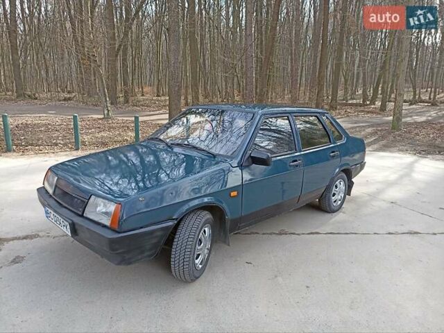 Зеленый ВАЗ 21099, объемом двигателя 1.5 л и пробегом 53 тыс. км за 1150 $, фото 3 на Automoto.ua
