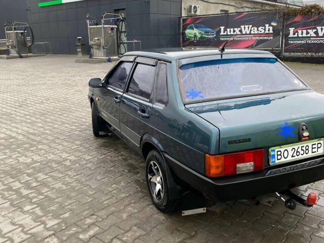 Зеленый ВАЗ 21099, объемом двигателя 1.5 л и пробегом 188 тыс. км за 1800 $, фото 4 на Automoto.ua