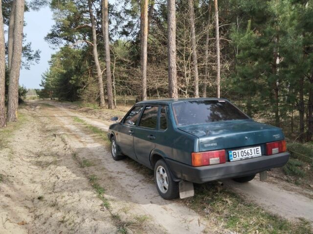 Зелений ВАЗ 21099, об'ємом двигуна 1.5 л та пробігом 260 тис. км за 1000 $, фото 4 на Automoto.ua