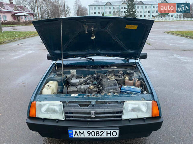 Зеленый ВАЗ 21099, объемом двигателя 1.6 л и пробегом 104 тыс. км за 2100 $, фото 7 на Automoto.ua