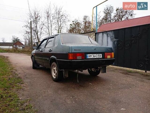 Зеленый ВАЗ 21099, объемом двигателя 1.5 л и пробегом 220 тыс. км за 1500 $, фото 4 на Automoto.ua