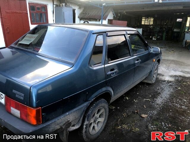 Зеленый ВАЗ 21099, объемом двигателя 1.5 л и пробегом 246 тыс. км за 1550 $, фото 6 на Automoto.ua