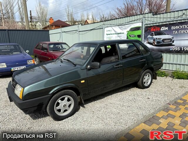 Зеленый ВАЗ 21099, объемом двигателя 1.5 л и пробегом 202 тыс. км за 2000 $, фото 12 на Automoto.ua