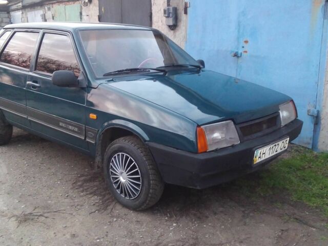 Зеленый ВАЗ 21099, объемом двигателя 1.5 л и пробегом 160 тыс. км за 1250 $, фото 13 на Automoto.ua
