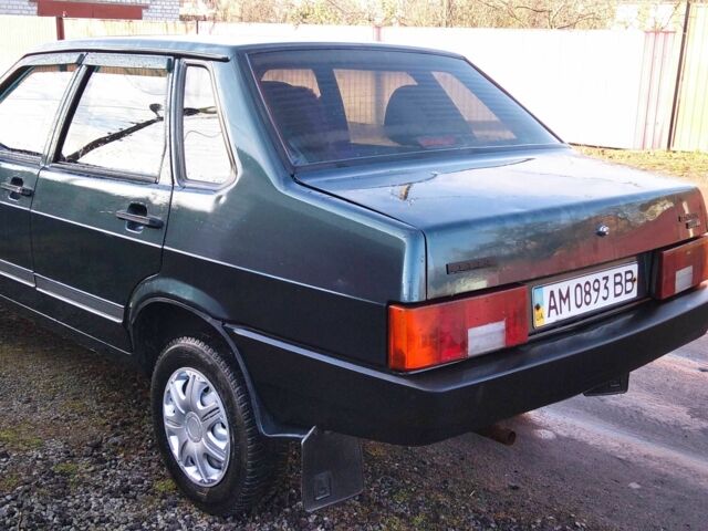 Зеленый ВАЗ 21099, объемом двигателя 1.5 л и пробегом 1 тыс. км за 1550 $, фото 1 на Automoto.ua