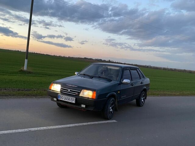 Зеленый ВАЗ 21099, объемом двигателя 1.5 л и пробегом 188 тыс. км за 1800 $, фото 14 на Automoto.ua