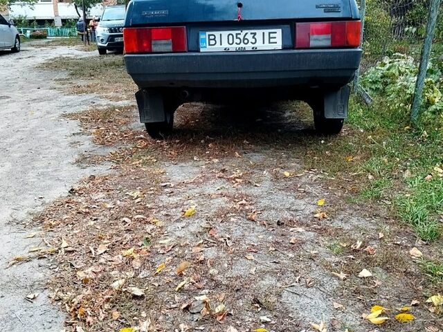 Зеленый ВАЗ 21099, объемом двигателя 1.5 л и пробегом 250 тыс. км за 600 $, фото 1 на Automoto.ua