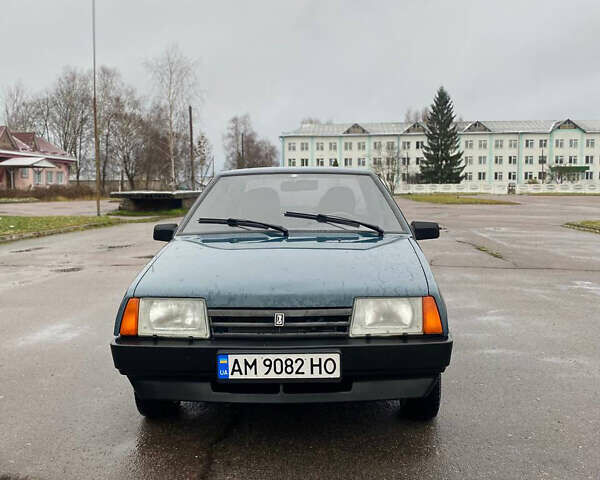 Зеленый ВАЗ 21099, объемом двигателя 1.6 л и пробегом 104 тыс. км за 2100 $, фото 1 на Automoto.ua