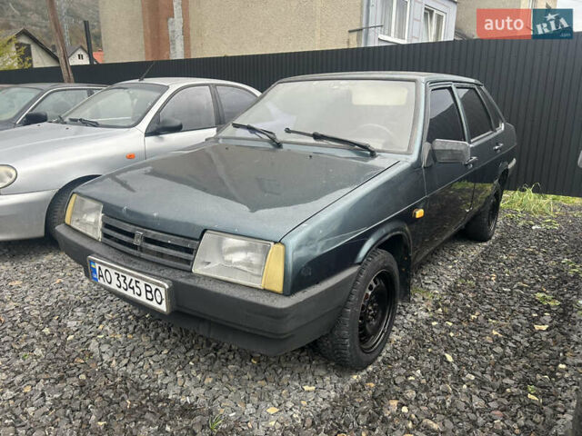Зеленый ВАЗ 21099, объемом двигателя 1.5 л и пробегом 155 тыс. км за 1150 $, фото 12 на Automoto.ua