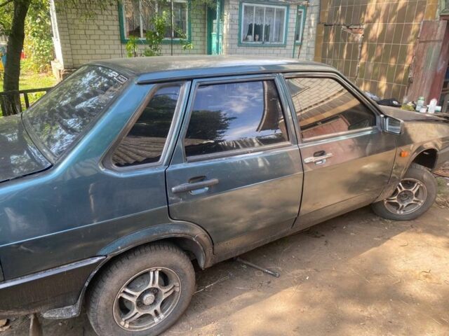 Зеленый ВАЗ 21099, объемом двигателя 1.5 л и пробегом 350 тыс. км за 528 $, фото 1 на Automoto.ua