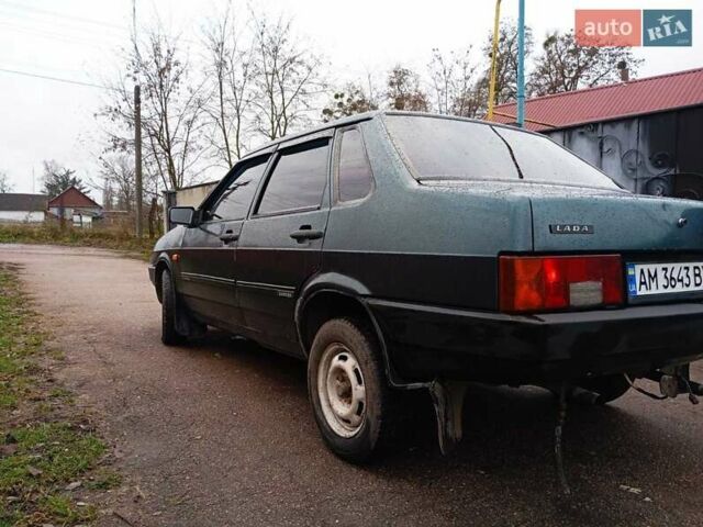 Зеленый ВАЗ 21099, объемом двигателя 1.5 л и пробегом 220 тыс. км за 1500 $, фото 13 на Automoto.ua