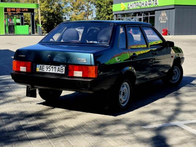 Зеленый ВАЗ 21099, объемом двигателя 2 л и пробегом 126 тыс. км за 2600 $, фото 1 на Automoto.ua