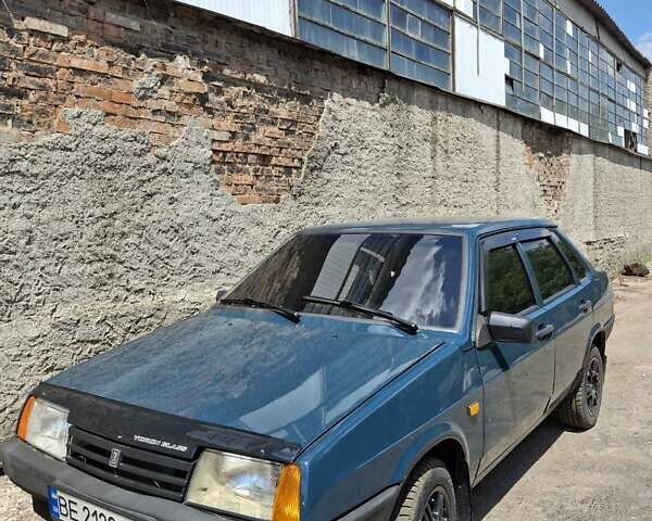 Зеленый ВАЗ 21099, объемом двигателя 1.5 л и пробегом 250 тыс. км за 2500 $, фото 2 на Automoto.ua