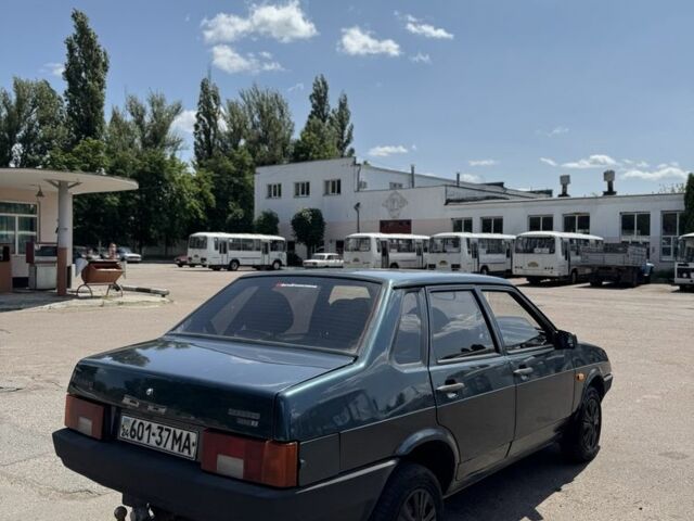 Зеленый ВАЗ 21099, объемом двигателя 1.5 л и пробегом 1 тыс. км за 1550 $, фото 1 на Automoto.ua