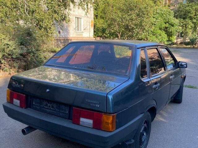 Зеленый ВАЗ 21099, объемом двигателя 1.5 л и пробегом 300 тыс. км за 2050 $, фото 1 на Automoto.ua