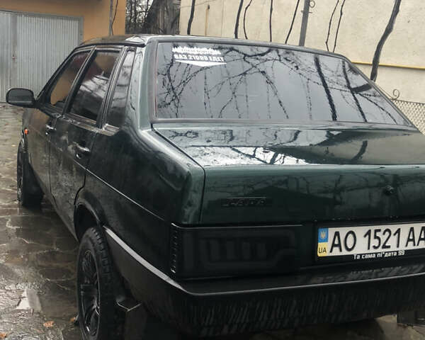 Зеленый ВАЗ 21099, объемом двигателя 1.7 л и пробегом 150 тыс. км за 1500 $, фото 3 на Automoto.ua