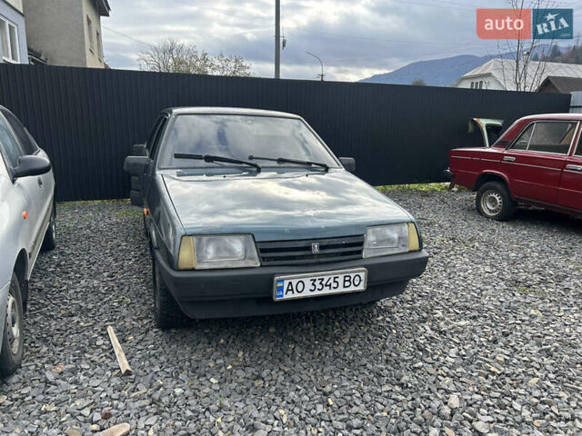 Зеленый ВАЗ 21099, объемом двигателя 1.5 л и пробегом 155 тыс. км за 1150 $, фото 1 на Automoto.ua