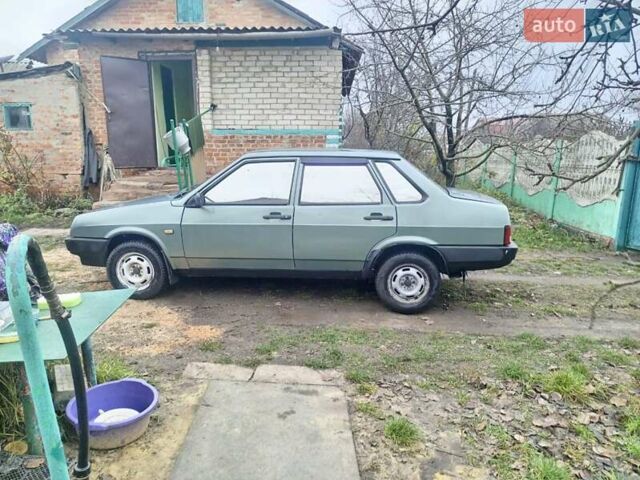 Зеленый ВАЗ 21099, объемом двигателя 1.5 л и пробегом 287 тыс. км за 1850 $, фото 5 на Automoto.ua