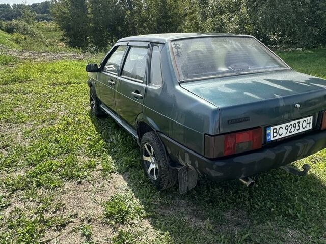Зеленый ВАЗ 21099, объемом двигателя 1.5 л и пробегом 274 тыс. км за 1400 $, фото 2 на Automoto.ua