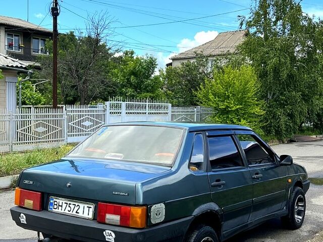 Зеленый ВАЗ 21099, объемом двигателя 1.5 л и пробегом 125 тыс. км за 1450 $, фото 2 на Automoto.ua