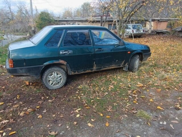 ВАЗ 21099 2005 в Виннице на Automoto.ua Зеленый ВАЗ 21099, объемом двигателя 1.5 л и пробегом 200 тыс. км за 650 $, фото 3 на Automoto.ua