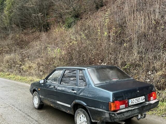 Зеленый ВАЗ 21099, объемом двигателя 1.5 л и пробегом 70 тыс. км за 550 $, фото 3 на Automoto.ua