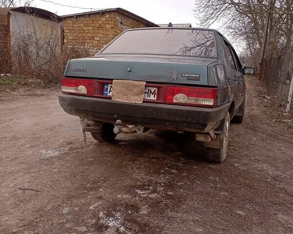 Зеленый ВАЗ 21099, объемом двигателя 1.5 л и пробегом 194 тыс. км за 2200 $, фото 6 на Automoto.ua
