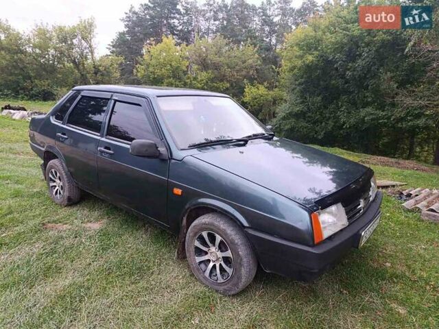 Зеленый ВАЗ 21099, объемом двигателя 0 л и пробегом 175 тыс. км за 1200 $, фото 1 на Automoto.ua