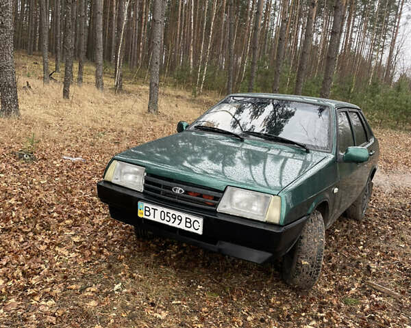 Зеленый ВАЗ 21099, объемом двигателя 1.5 л и пробегом 177 тыс. км за 1200 $, фото 2 на Automoto.ua