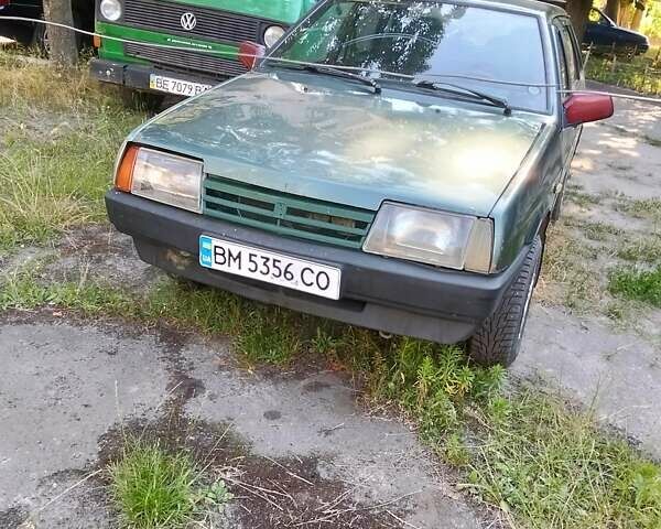 Зеленый ВАЗ 21099, объемом двигателя 1.6 л и пробегом 150 тыс. км за 1300 $, фото 1 на Automoto.ua