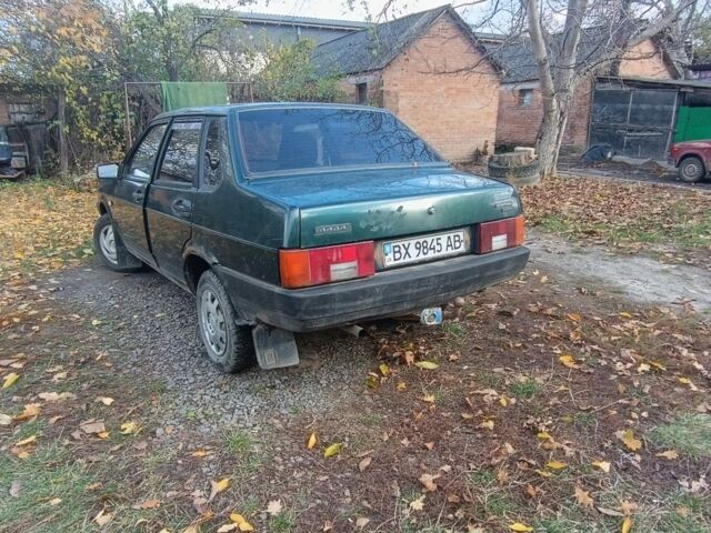 ВАЗ 21099 2005 в Виннице на Automoto.ua Зеленый ВАЗ 21099, объемом двигателя 1.5 л и пробегом 200 тыс. км за 650 $, фото 1 на Automoto.ua