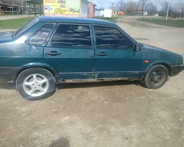Зеленый ВАЗ 21099, объемом двигателя 1.5 л и пробегом 232 тыс. км за 750 $, фото 5 на Automoto.ua