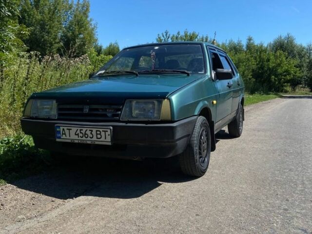 Зеленый ВАЗ 21099, объемом двигателя 1.5 л и пробегом 45 тыс. км за 1050 $, фото 2 на Automoto.ua