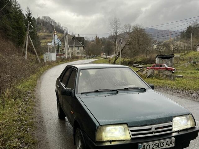 Зеленый ВАЗ 21099, объемом двигателя 1.5 л и пробегом 70 тыс. км за 550 $, фото 2 на Automoto.ua