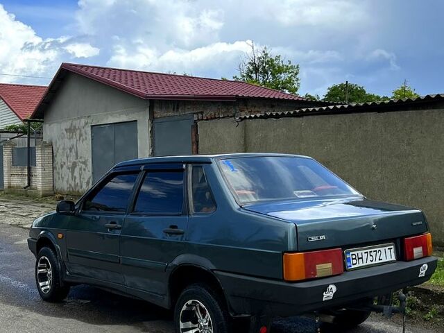 Зеленый ВАЗ 21099, объемом двигателя 1.5 л и пробегом 125 тыс. км за 1450 $, фото 3 на Automoto.ua