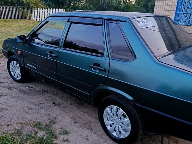 Зеленый ВАЗ 21099, объемом двигателя 1.5 л и пробегом 159 тыс. км за 2100 $, фото 12 на Automoto.ua