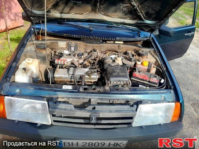 Зеленый ВАЗ 21099, объемом двигателя 1.5 л и пробегом 139 тыс. км за 1600 $, фото 4 на Automoto.ua