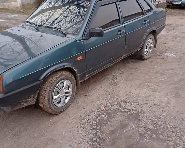 Зеленый ВАЗ 21099, объемом двигателя 1.5 л и пробегом 194 тыс. км за 2200 $, фото 5 на Automoto.ua