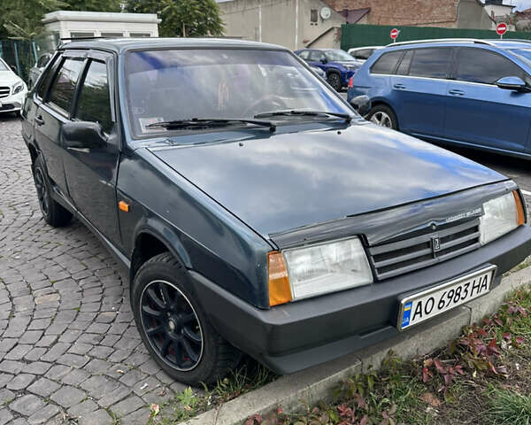 Зеленый ВАЗ 21099, объемом двигателя 1.5 л и пробегом 168 тыс. км за 1400 $, фото 4 на Automoto.ua